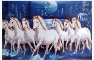 seven horse painting